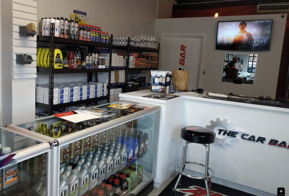 Inside the store